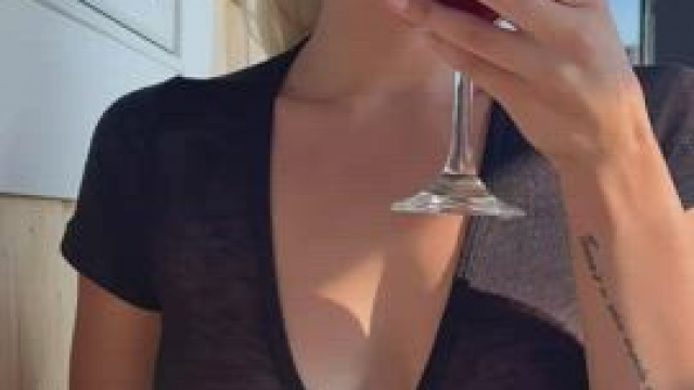 One sip and my top came out.. I might be naked by the end of this drink