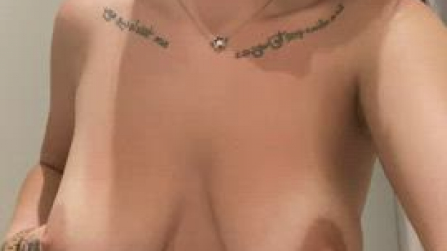 would u fuck a girl with a tits like mine?