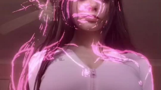 I tried out the neon shadow filter trend, but instead on my boobs! ??