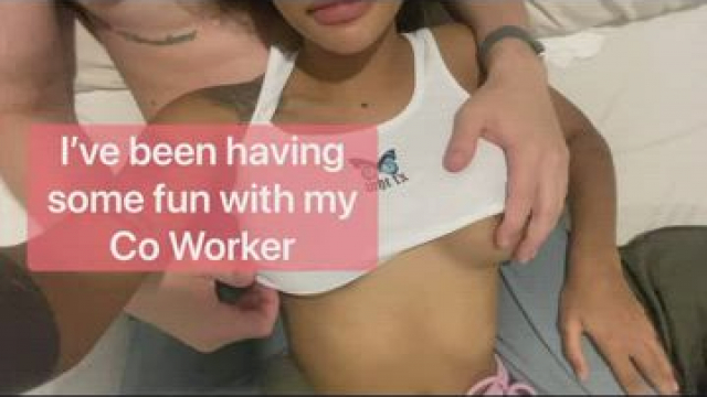 His white cock felt so good but he didn't pull out