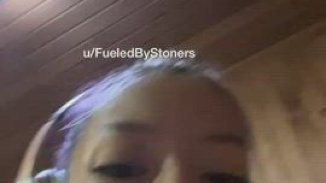 Built up the courage to show off at the gym sauna [gif]