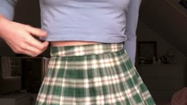 I didn’t wear a bra in class today, just so it’d be even easier to fuck you afte