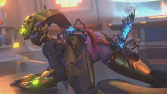 Widowmaker Penetrated by an Alien Species (Insektum) [Overwatch]