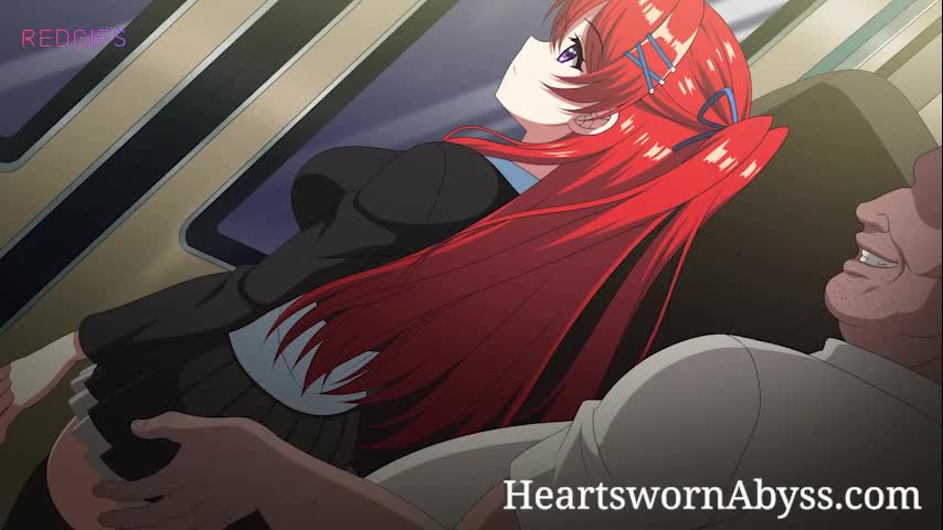Redhead stolen by ugly bastard on a train… (Character is Akari from Heartsworn Abyss)