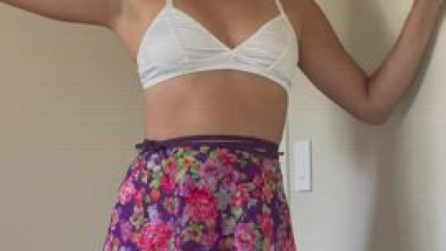 Oops I forgot to wear panties underneath ;)