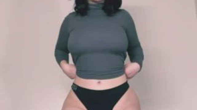 thick from the front, thicker from the back