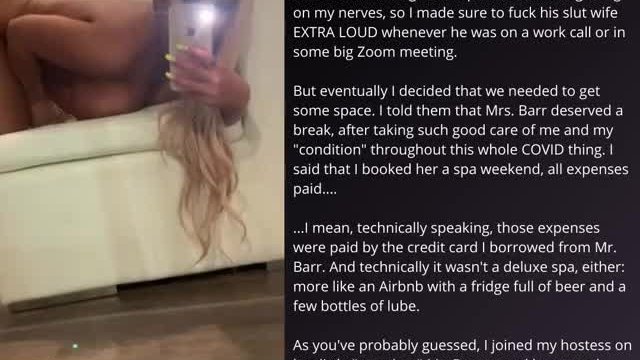 My old principal is my new bimbo cumdump, Part 5