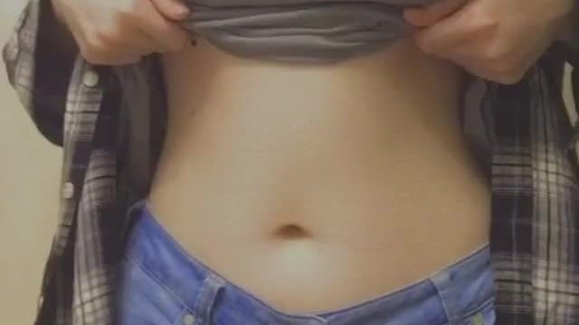 quick titty drop in my friends bathroom 