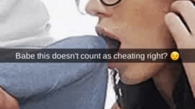 No touching = No cheating rite?