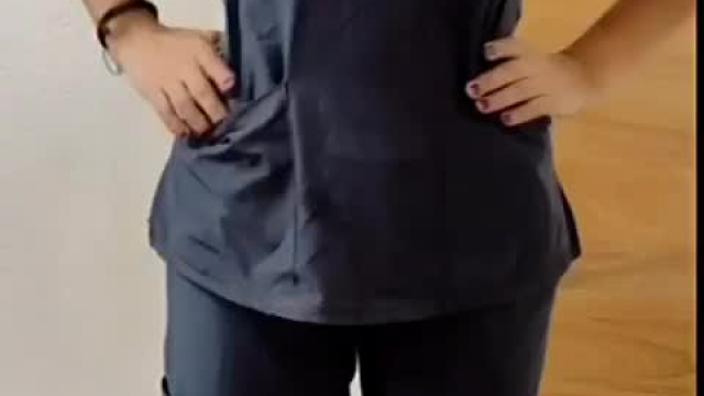 Your horny doctor loves to flash her pussy