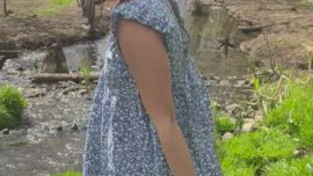 Panty peeling at the park! [f]