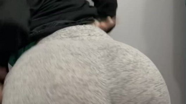 He wants to hit from the back because I'm thick