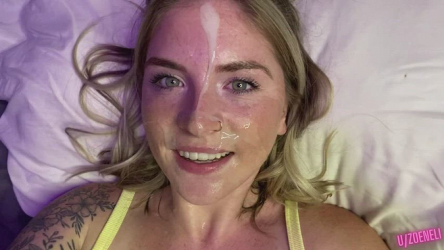 Feeling pretty covered in cum