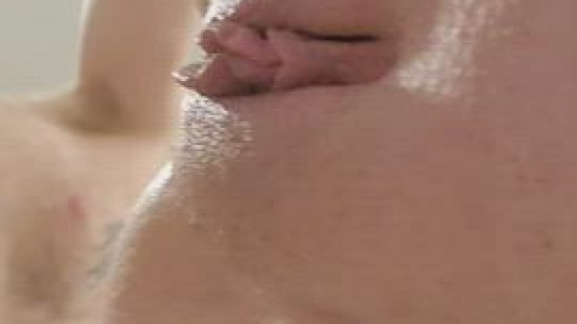 Doesn't my pussy look so pretty while I'm getting fucked in the ass?