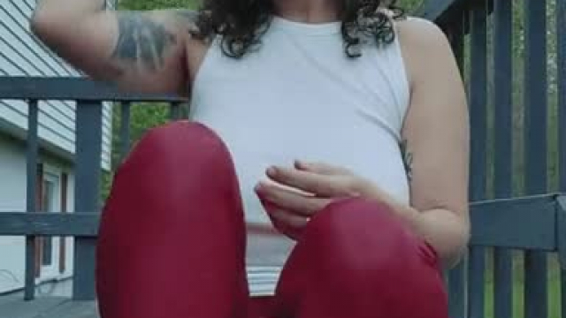 White shirts really are best for huge tits