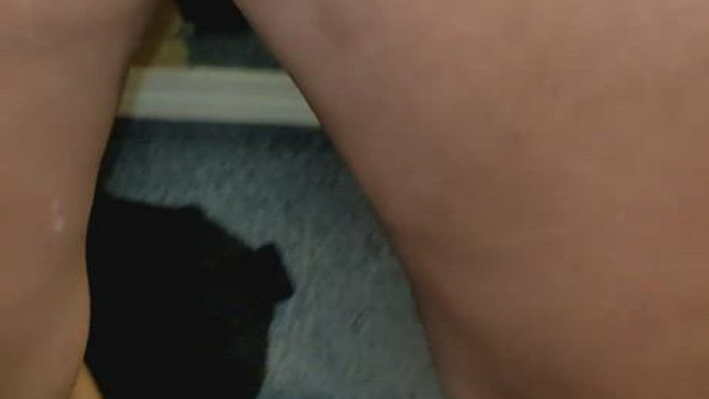 dripping my bulls cum out on hubby's dick