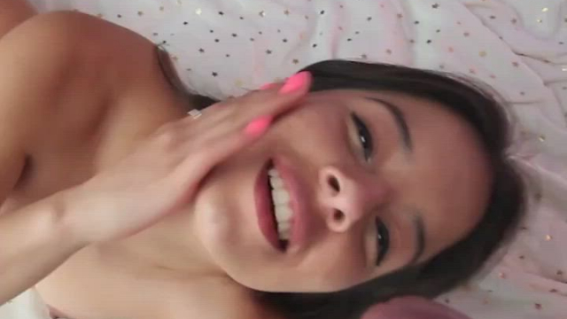 She cant even open her eyes after!