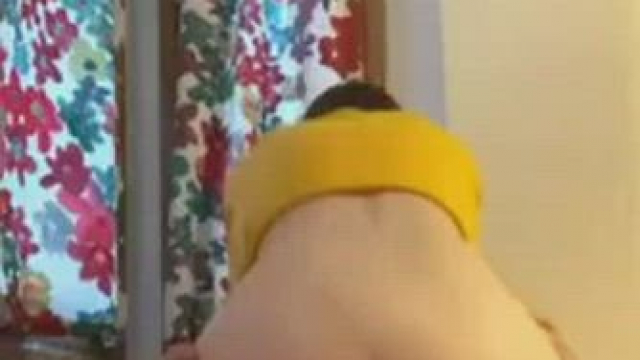 Asian girl rides deep