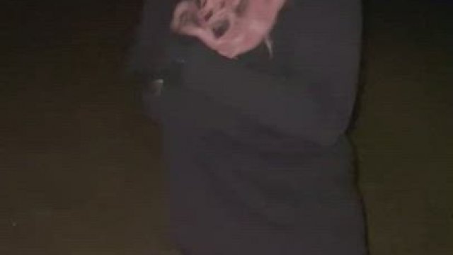 My best friends first ever flash on camera! [GIF]