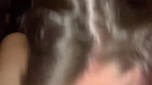 Milking him with my mouth 