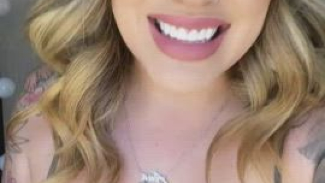 Hot Blonde Baddie Teasing