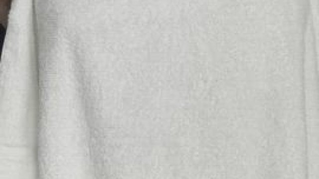 Let me just drop my towel (reveal)