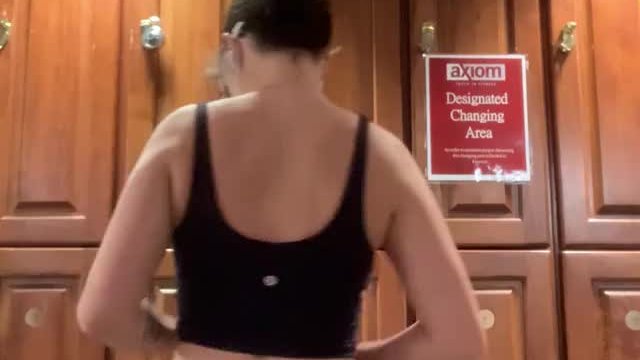 Flashing you in the gym locker room
