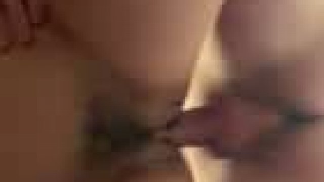 New angle o[f] me taking his cum deep inside