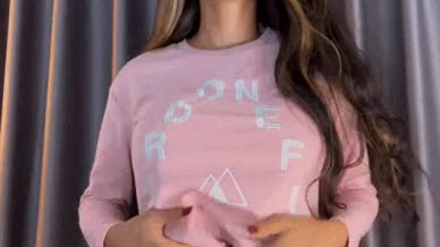 Clothes are just a mess with my tits to feel your warm hands