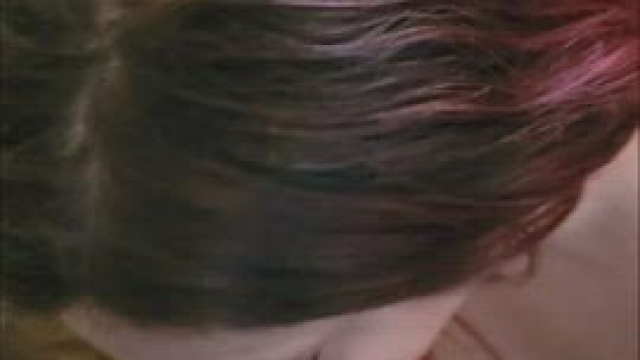 All the way down her throat ????