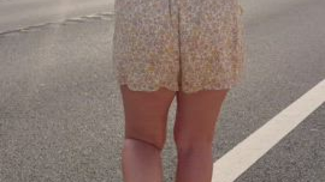 The cars came around faster than I thought [gif]