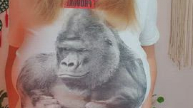 BOOM! And already a classic for me. My big boobs fall out from under a modest go