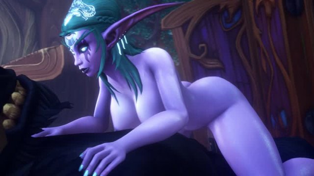 Tyrande riding (noname55) [World of Warcraft]