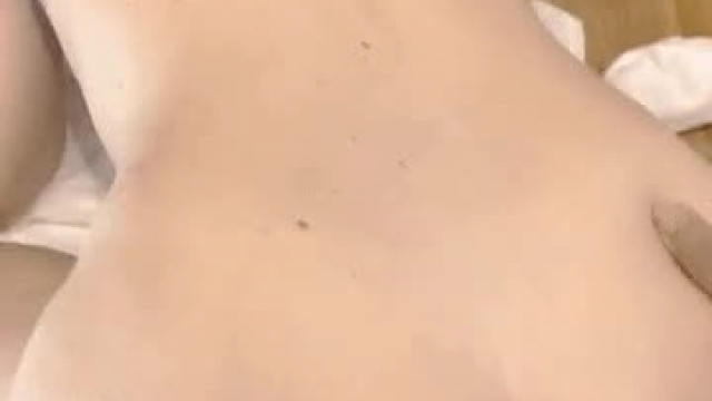 I thought he pulled out but he blew half his load in my ass as well!