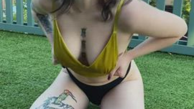 Too excited to show off my assets to the neighborhood