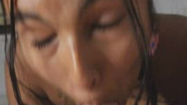 Amateur Asian Girl Sucks White Cock