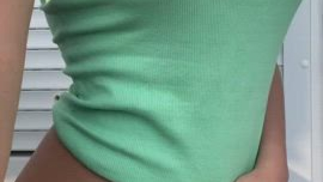 Not sure if I should show my cunt with this titty drop, but screw it