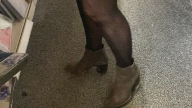 You never know what a girl is hiding underneath her dress! [GIF]