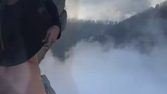 Changing into my hiking gear