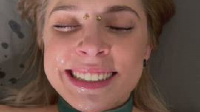 Wanted a facial but he made sure I had a snack too