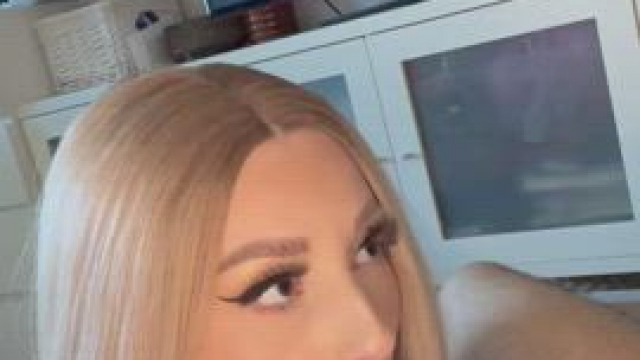 Perfect little cum drinker