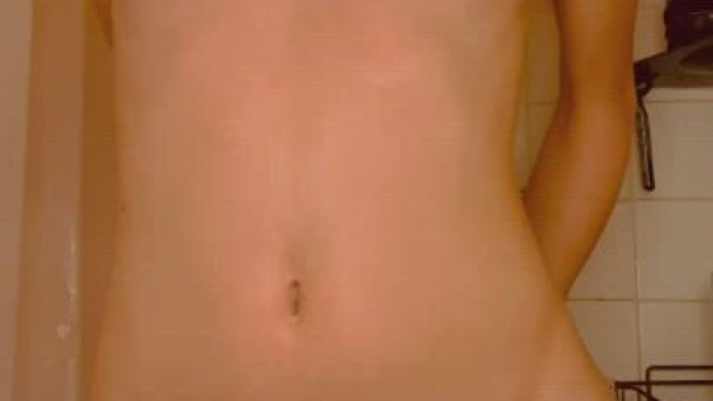 Do you like my tummy in the shower
