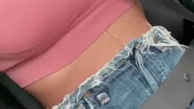 No panties under my skirt [F]