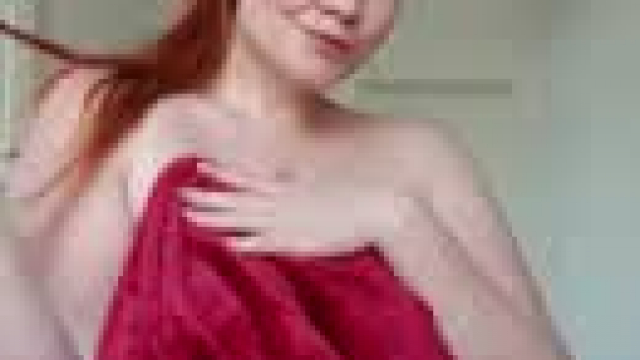 Watch out! There are huge young girl boobs under the blanket