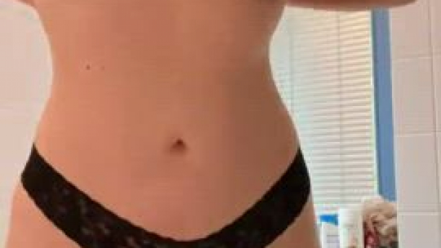 Ameture Booby Cam lady with Perfect Figure doing Titty Drop Just Amazing