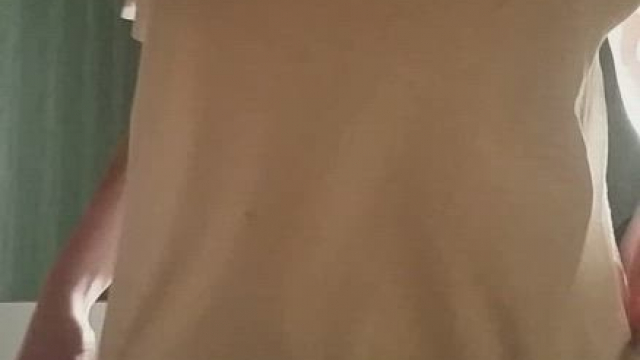 the girl with the shirts that leave nothing to the imagination