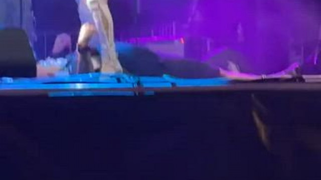 Piss on his face in a live concert