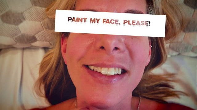 I look like a Jackson Pollock painting! (f)