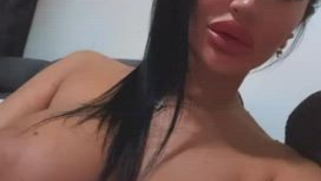 Want to slap my tits while we fuck?