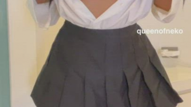 Your naughty schoolgirl is home, will you punish me?